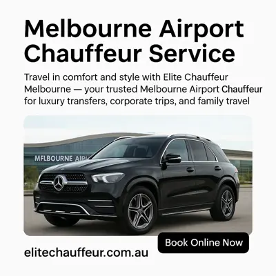 Luxury Melbourne Airport Chauffeur Service with Mercedes-Benz GLE by Elite Chauffeur Melbourne for airport transfers, corporate travel, and family trips