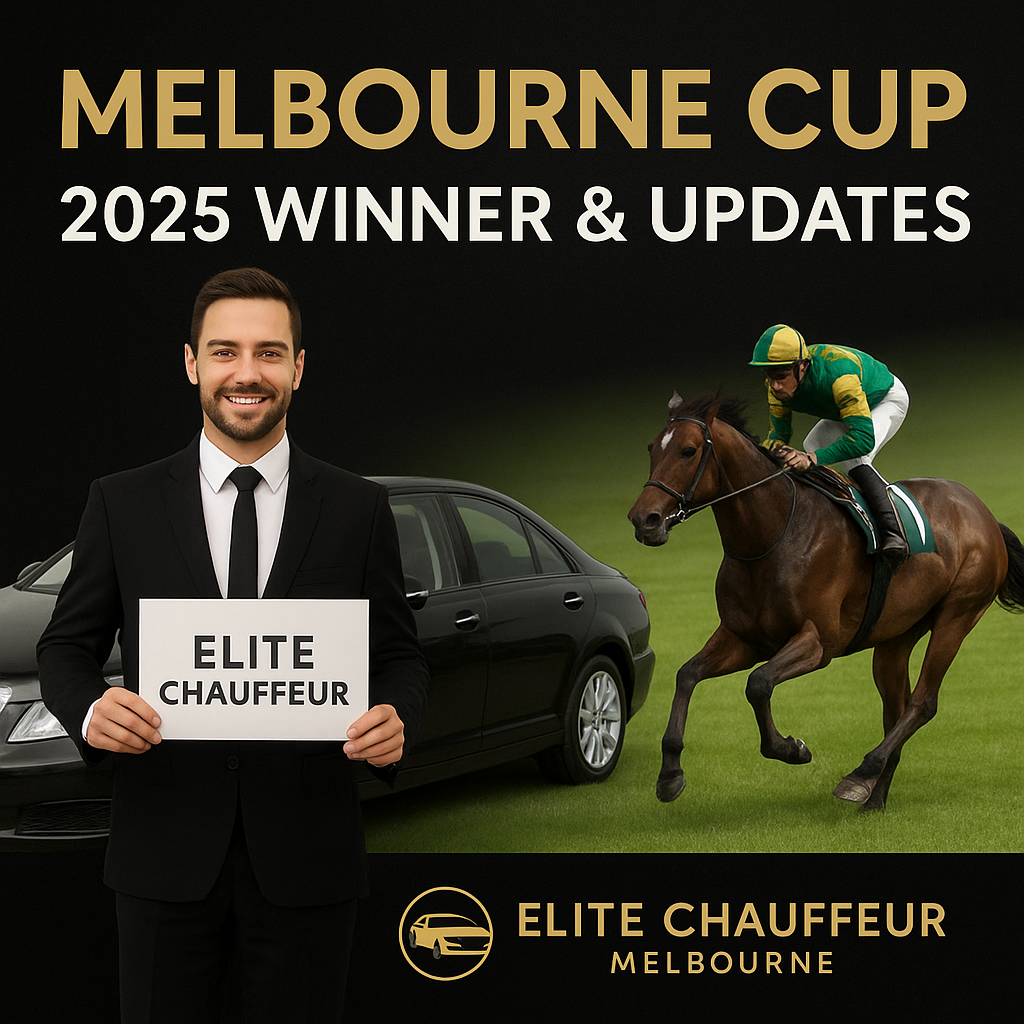 Luxury chauffeur and racehorse at Melbourne Cup 2025 winner and updates by Elite Chauffeur Melbourne